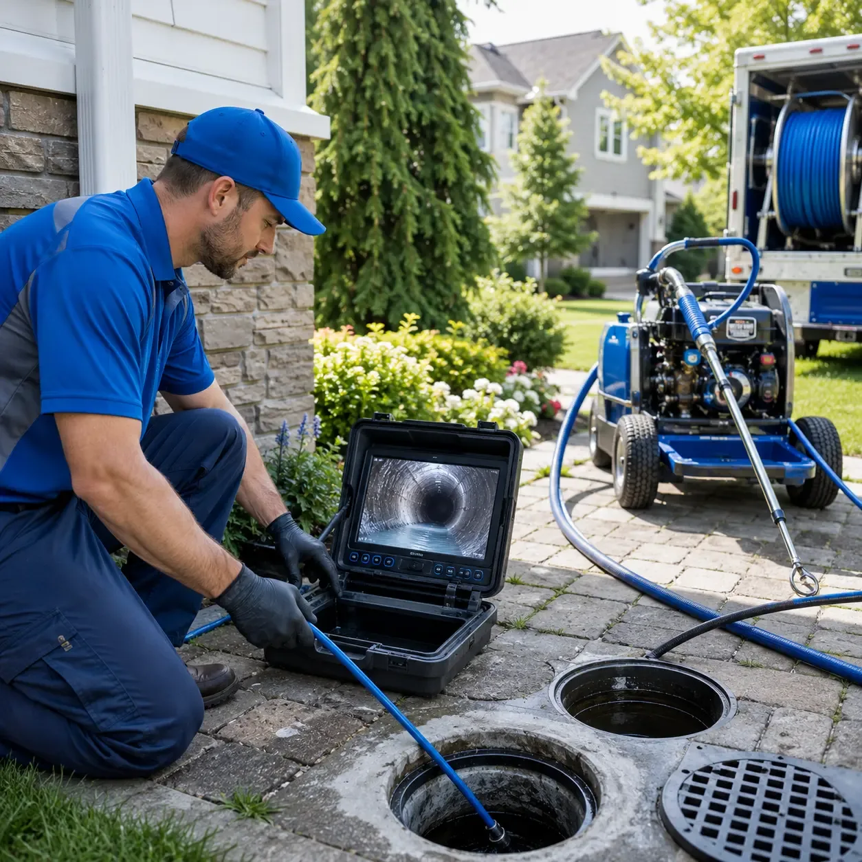 Outdoor drain cleaning professionals serving Bayport, NY